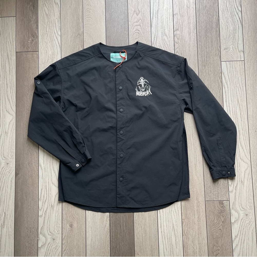 Nobaday Button Down Long Sleeve Skelton Shirt